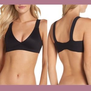 NWT $48‎ Spanx Bra-llelujah! Bralette Wireless Bra in Black [SZ Small ]